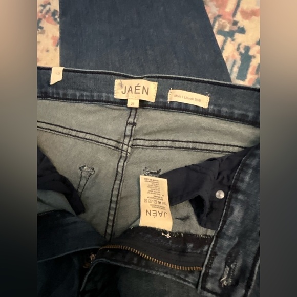 NWT JAEN High-rise Mom Jeans Sky Blue Size 27 - Picture 6 of 15